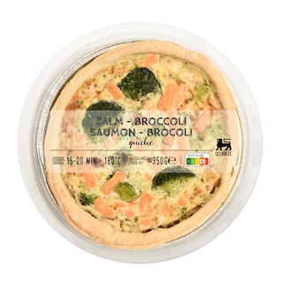 Delhaize | Quiche | Saumon | Brocoli 