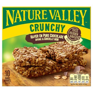 Nature Valley | Barres | Crunchy | Avoine | Chocolat 210 gr