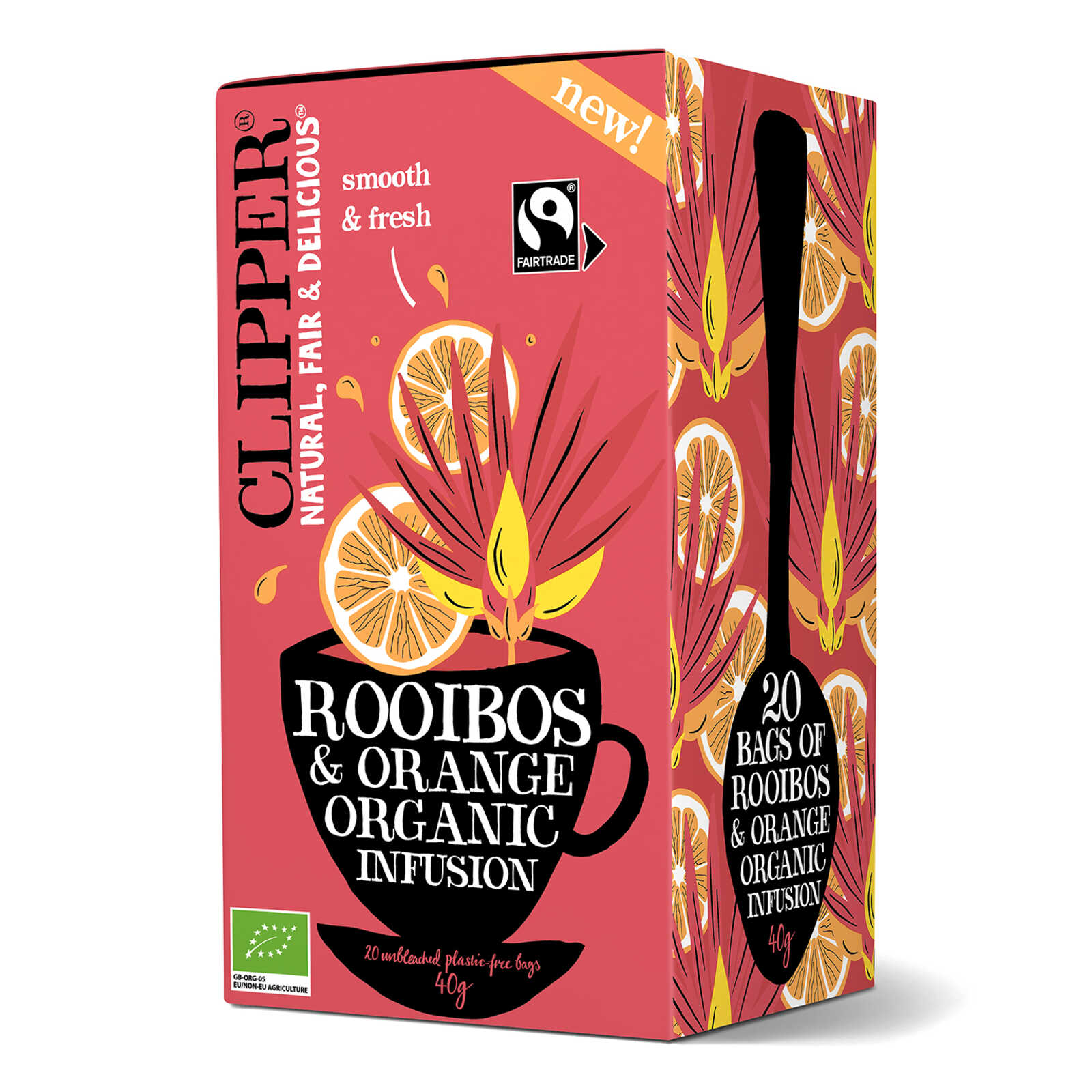 Clipper Infusie | Rooibos | Orange| Ft | Bio