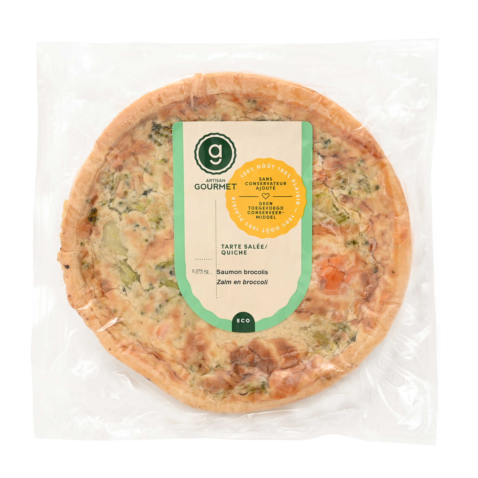 L'Artisan Gourmet Quiche | Zalm | Broccoli