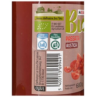 Delhaize | Bio | Passata | Rustica | Bio 