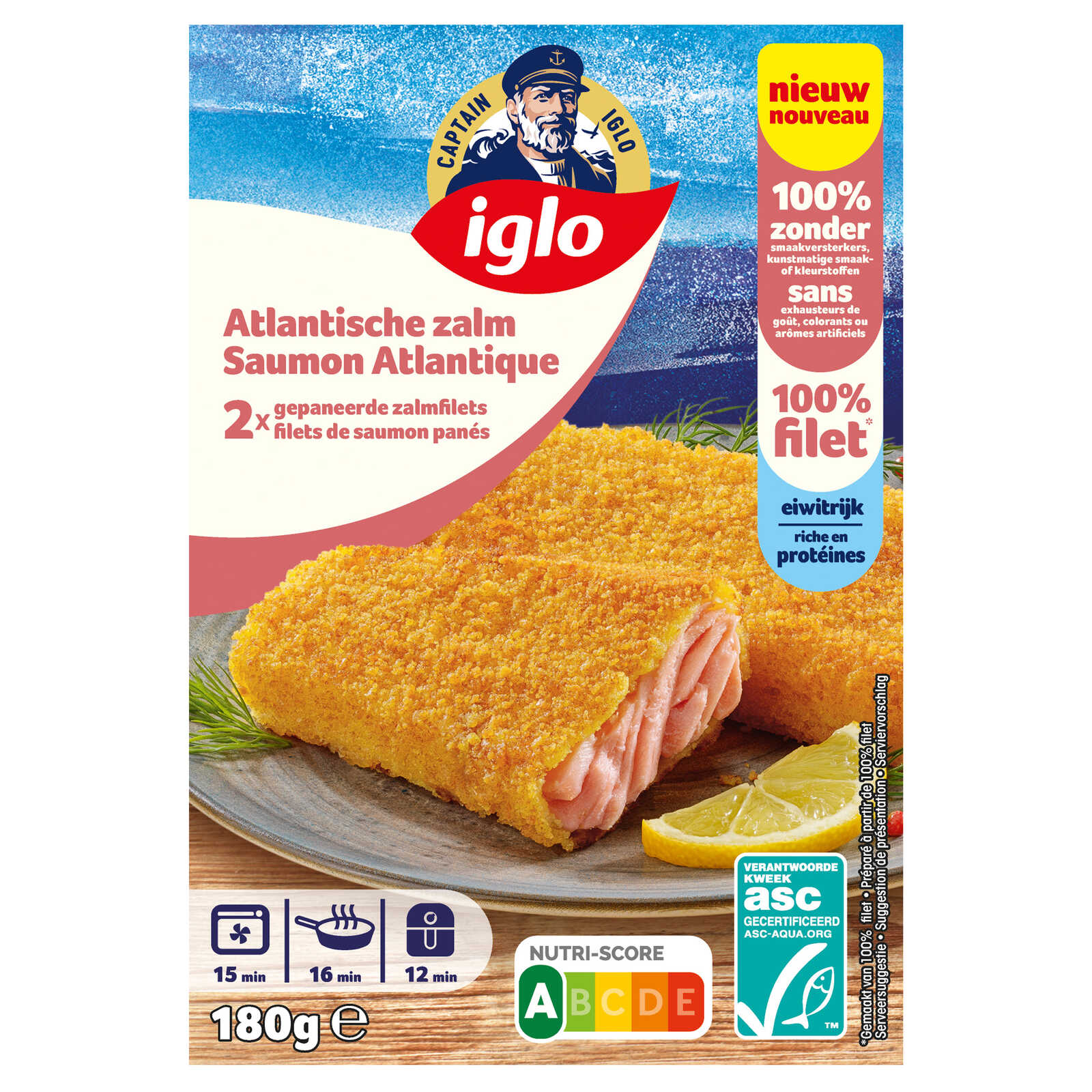 Iglo Zalmfilet | Gepaneerd | Atlantisch