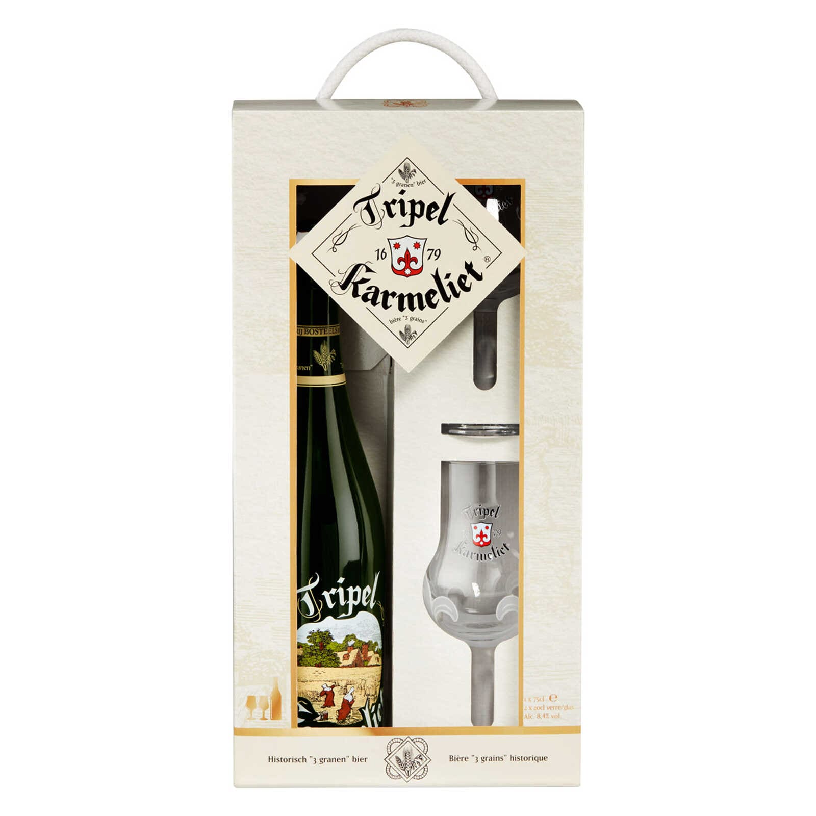 Karmeliet Giftpack + glas