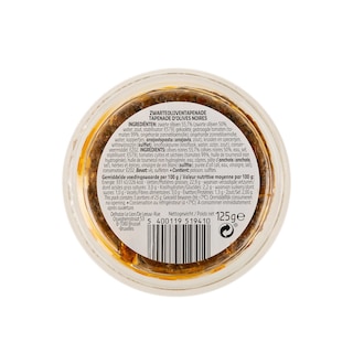 Delhaize | Tapenade olives noires 