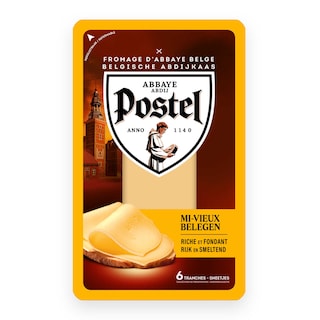 POSTEL | Fromage d'Abbaye en tranches|Mi-Vieux 