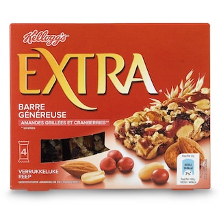 Kellogg's | Extra | Barres | Multi-grains | Airelles | Amandes grillées 