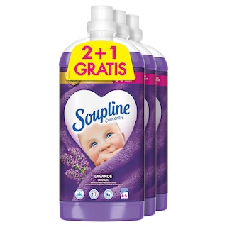 Soupline | Wasverzachter | Geconcentreerd | Ul 3D Lavendel | 1,35L | 2+1 