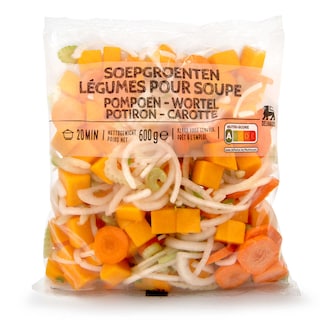 Delhaize | Légumes pour soupe | Poitron - Carotte 