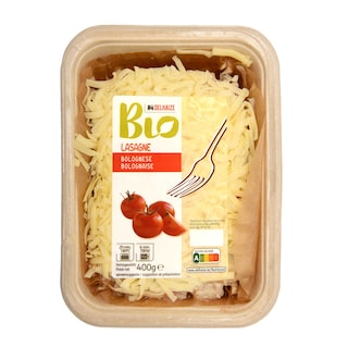 Delhaize | Bio | Lasagne | Bolognaise | Bio 