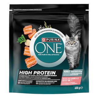 Purina ONE | Aliment chat | Croquettes | Adult | Saumon 