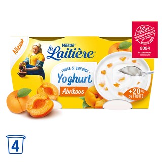 La Laitière | Roeryoghurt | Smeuig | Abrikoos 