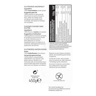 Delhaize | No gluten! | Flocons d'Avoine | Sans gluten 