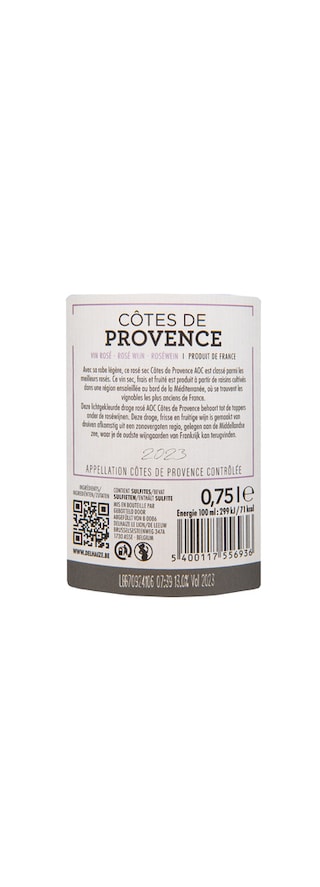 Delhaize | Summer Edition | Côtes de Provence 75 cl