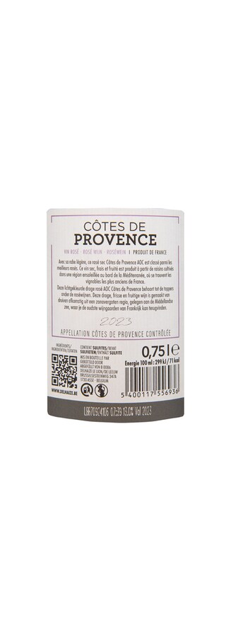 Delhaize | Summer Edition | Côtes de Provence 75 cl