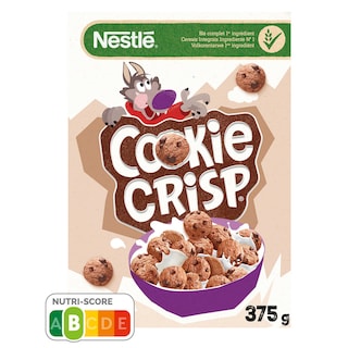 Nestlé | Cookie Crisp | Céréales|Goût biscuit|Pépites chocolat 