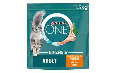 Purina ONE - Bifensis Kattenvoeding Adult Brokjes met Kip 6kg | Carrefour België