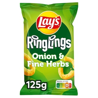 Lay's | Ringlings | Ajuin & Fijne Kruiden | Snacks | Chips 