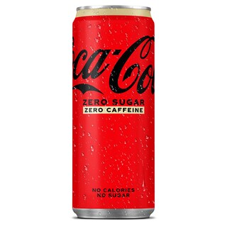 Coca-Cola | Zero | Zero Sugar et sans caféine | Canette 