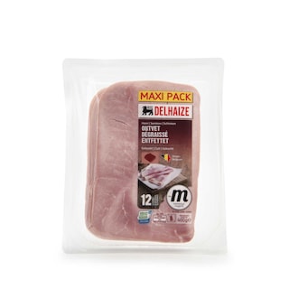 Delhaize | Ham | Ontvet | Gekookt | Maxi Pack 