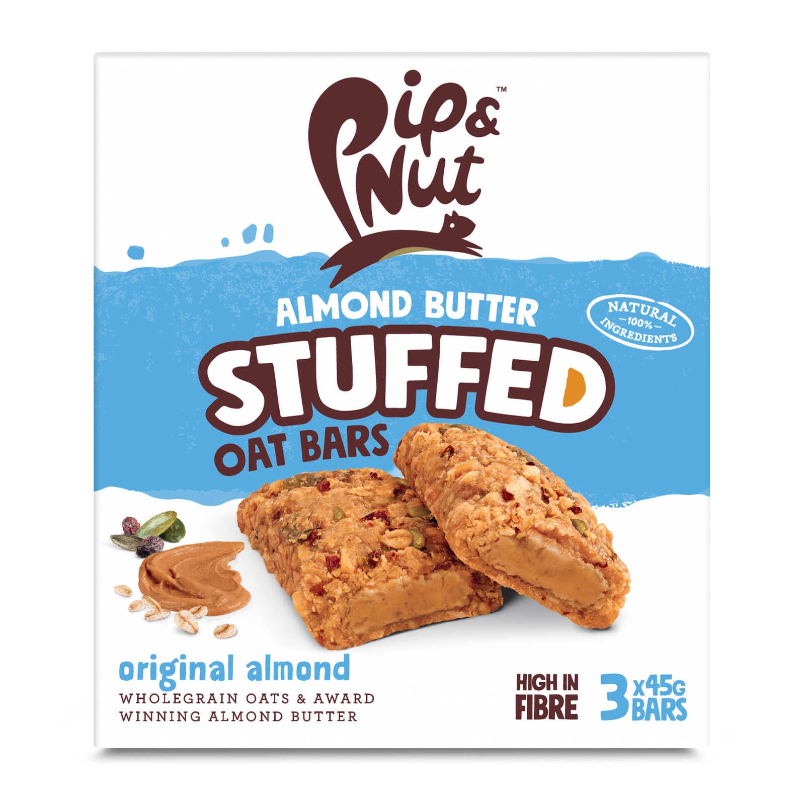 Pip&Nut Haverreep | Gevuld | Amandelpasta