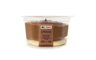 Delhaize | Mousse | Chocolade | Witte en fondant 