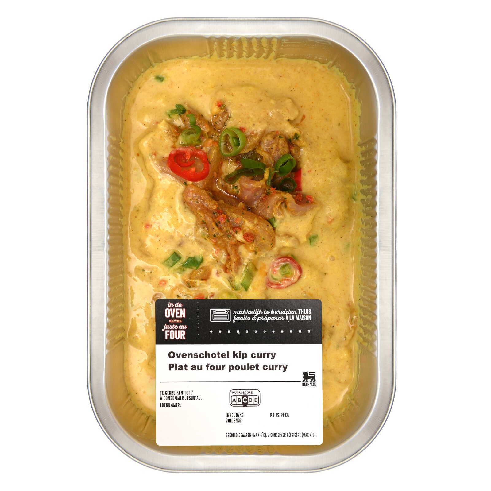 Delhaize Ovenschotel | Kip | Curry