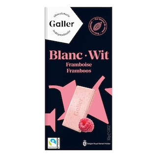 Galler | chocolat | Blanc framboise-yaourt | tablette | FT 