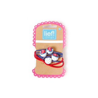 Lief | Elastique | Retro boule bleu 