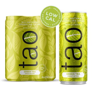 Tao | Drink | Botanic | Thé vert | Canette 4 x 25 cl