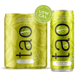 Tao | Drink | Botanic | Groene thee | Blik 4 x 25 cl