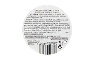 Delhaize | Tomate Sechee | Au Basiilic 