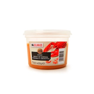 Delhaize | Bisque aux homard et crevettes 