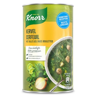 Knorr | Soupe | Cerfeuil | Boulettes 