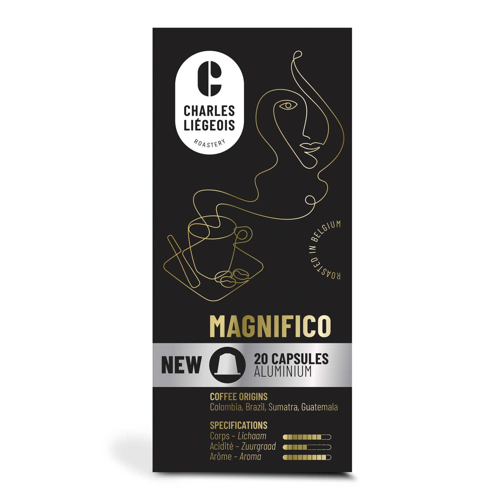 Charles Liégeois Koffie | Magnifico | 20 Caps