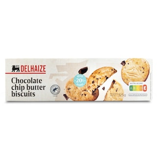 Delhaize | Koekjes | Zandkoekjes met chocoladestukjes 