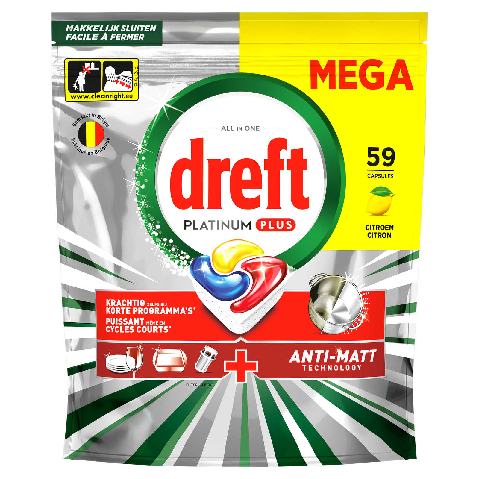 Dreft Vaatwascapsules | All in One | Citroen
