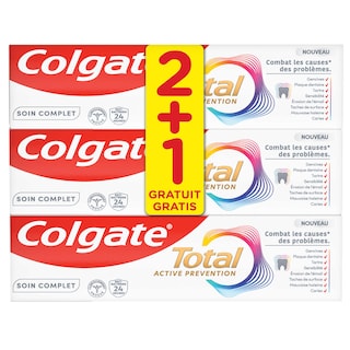 Colgate | Total | Dentifrice | Total Original | 2+1 3 x 7,5 cl