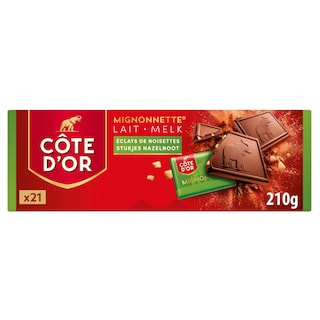 Côte d'Or | Mignonnettes | Mignonnette | Lait | Noisettes 