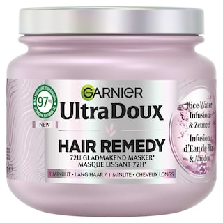 Ultra Doux | Masque capillaire brillant et doux | Infusion d'Eau de Riz | 340ml 