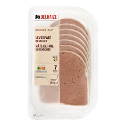 Delhaize | Pate de foie en tranches 150 gr
