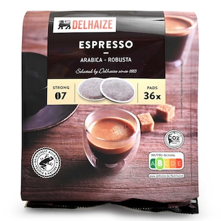 Delhaize | Koffie | Espresso 07 | Pads 