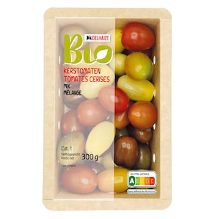 Delhaize | Bio | Kerstomaten | Kleurenmix | Bio 300 gr