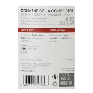 France - Frankrijk | Rhône - Rasteau | Domaine de la Combe Dieu Rood 