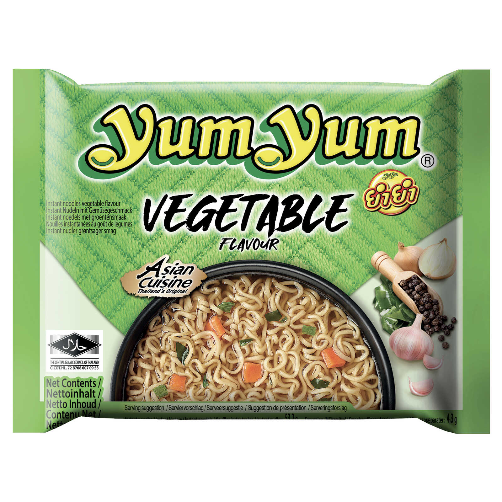 Yum yum Noodles |Groenten