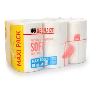 Delhaize | Eco | Papier Toilette | Maxi 12=18 | 4 plis | Eco 
