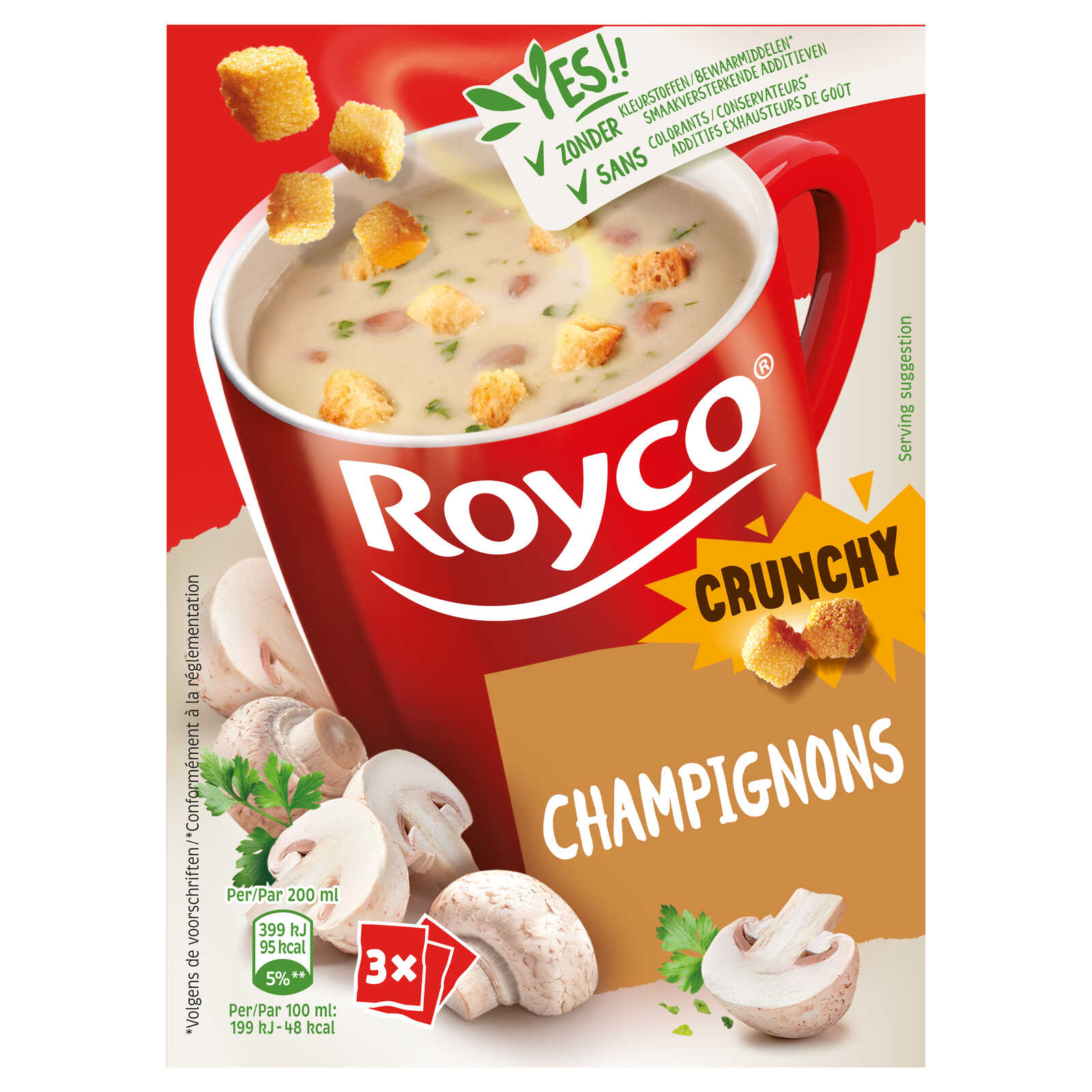 Royco Soep | Champignons | Crunchy