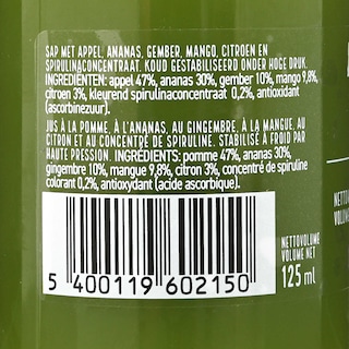 Delhaize | Shot | Green ginger 12,5 cl