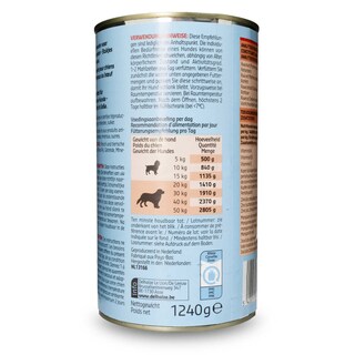 Delhaize | Brokjes honden saus rund 1,24 kg