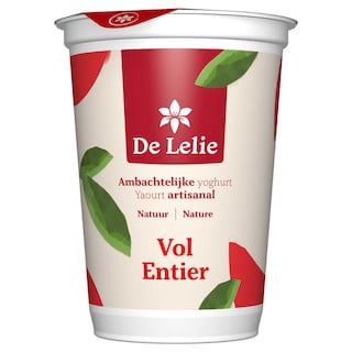 De Lelie | Yaourt Artisanal | Entier 