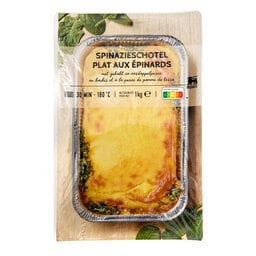 Delhaize | Plat cuit au four | Hachis-épinards 
